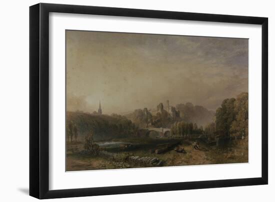 View of Lismore Castle During the 6th Duke of Devonshire's Alterations-Samuel Cook-Framed Giclee Print