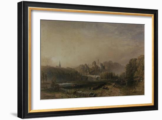View of Lismore Castle During the 6th Duke of Devonshire's Alterations-Samuel Cook-Framed Giclee Print