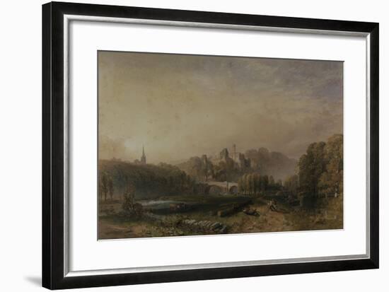 View of Lismore Castle During the 6th Duke of Devonshire's Alterations-Samuel Cook-Framed Giclee Print