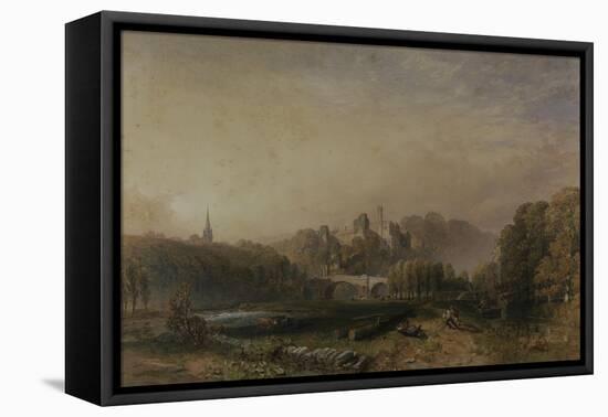 View of Lismore Castle During the 6th Duke of Devonshire's Alterations-Samuel Cook-Framed Premier Image Canvas