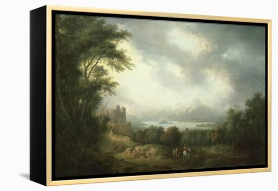 View of Loch Lomond-Alexander Nasmyth-Framed Premier Image Canvas