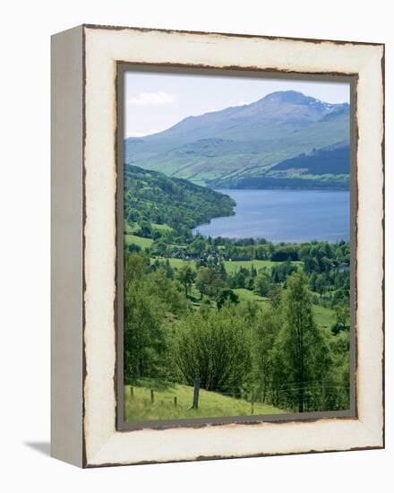 View of Loch Tay and Ben Lawers, Tayside, Scotland, United Kingdom-Adam Woolfitt-Framed Premier Image Canvas