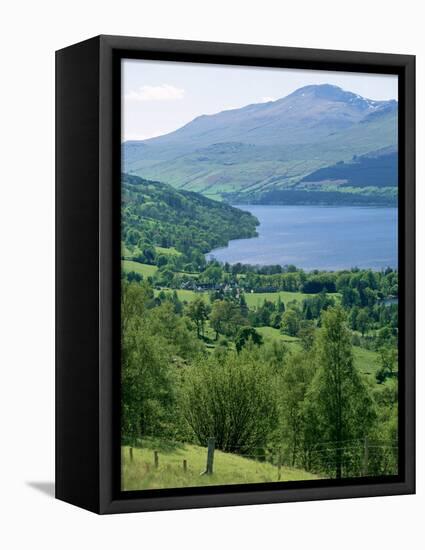 View of Loch Tay and Ben Lawers, Tayside, Scotland, United Kingdom-Adam Woolfitt-Framed Premier Image Canvas