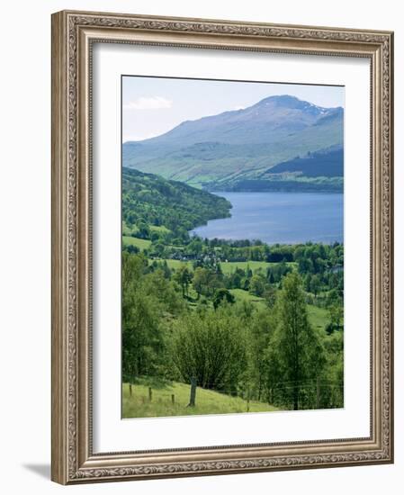 View of Loch Tay and Ben Lawers, Tayside, Scotland, United Kingdom-Adam Woolfitt-Framed Photographic Print