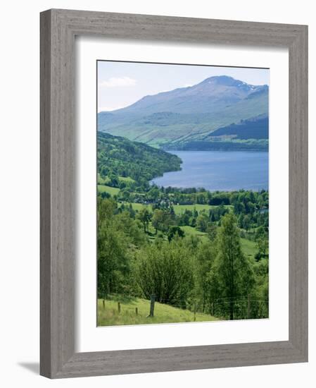 View of Loch Tay and Ben Lawers, Tayside, Scotland, United Kingdom-Adam Woolfitt-Framed Photographic Print