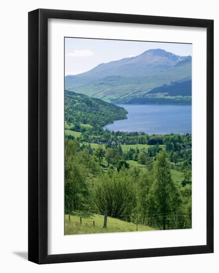 View of Loch Tay and Ben Lawers, Tayside, Scotland, United Kingdom-Adam Woolfitt-Framed Photographic Print