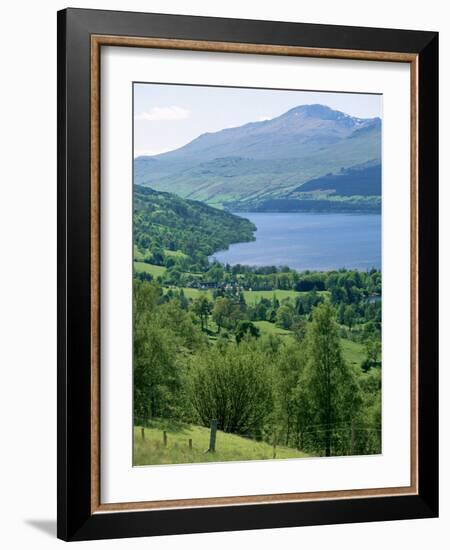 View of Loch Tay and Ben Lawers, Tayside, Scotland, United Kingdom-Adam Woolfitt-Framed Photographic Print