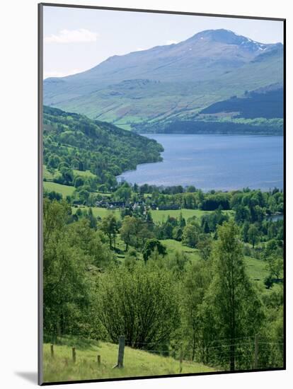 View of Loch Tay and Ben Lawers, Tayside, Scotland, United Kingdom-Adam Woolfitt-Mounted Photographic Print