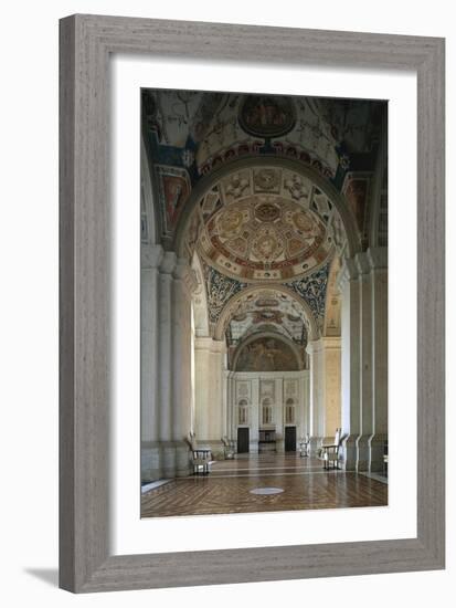 View of Loggia, 1517, Designed-Raffaello Sanzio-Framed Giclee Print