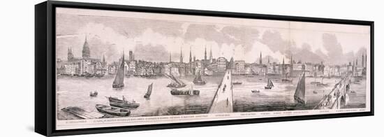View of London, 1851-Anon-Framed Premier Image Canvas