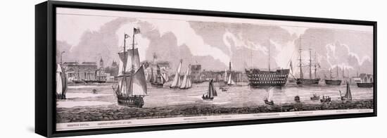 View of London, 1851-Anon-Framed Premier Image Canvas