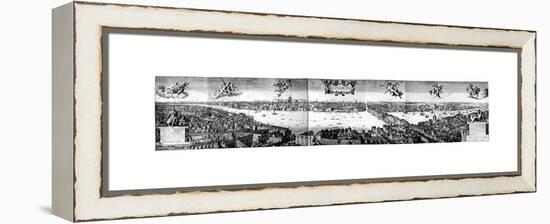 View of London, C1650-Wenceslaus Hollar-Framed Premier Image Canvas