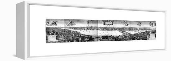 View of London, C1650-Wenceslaus Hollar-Framed Premier Image Canvas