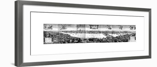 View of London, C1650-Wenceslaus Hollar-Framed Giclee Print