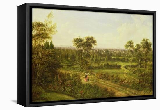 View of London from Denmark Hill-Alexander Nasmyth-Framed Premier Image Canvas