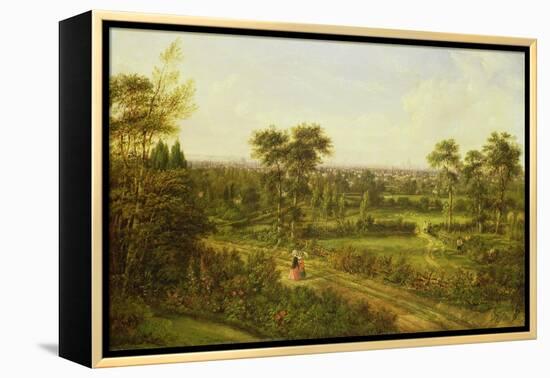 View of London from Denmark Hill-Alexander Nasmyth-Framed Premier Image Canvas