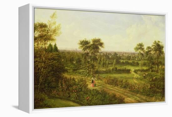 View of London from Denmark Hill-Alexander Nasmyth-Framed Premier Image Canvas
