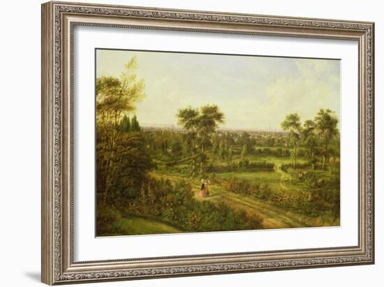 View of London from Denmark Hill-Alexander Nasmyth-Framed Giclee Print