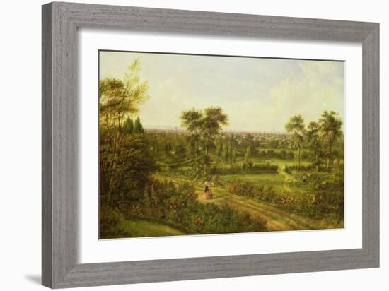 View of London from Denmark Hill-Alexander Nasmyth-Framed Giclee Print