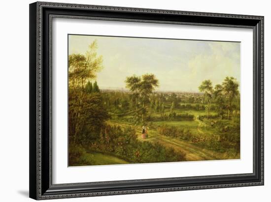View of London from Denmark Hill-Alexander Nasmyth-Framed Giclee Print