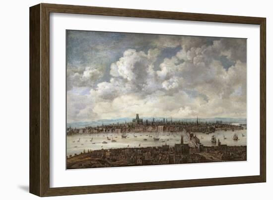 View of London from Southwark, 1640-60-null-Framed Giclee Print