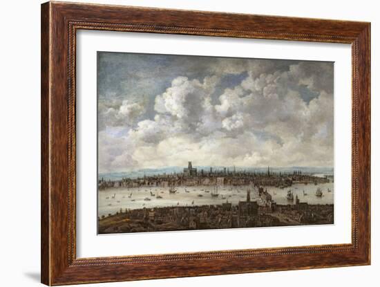 View of London from Southwark, 1640-60-null-Framed Giclee Print