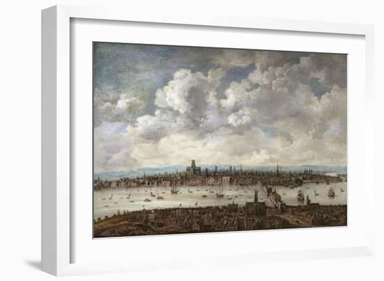 View of London from Southwark, 1640-60-null-Framed Giclee Print