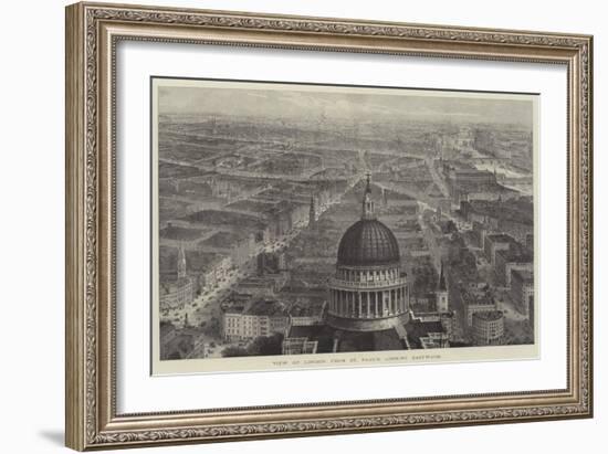 View of London from St Paul's, Looking Eastward-Thomas Sulman-Framed Giclee Print