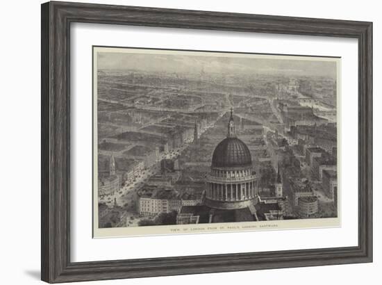 View of London from St Paul's, Looking Eastward-Thomas Sulman-Framed Giclee Print