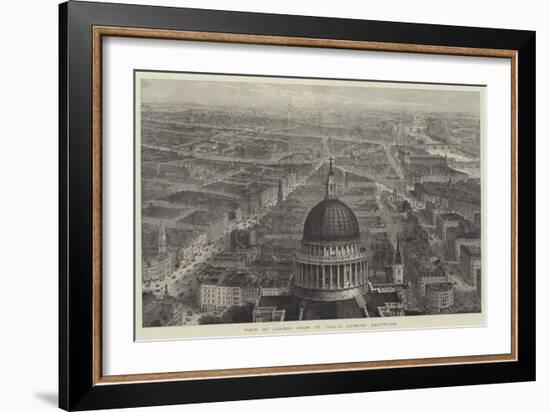 View of London from St Paul's, Looking Eastward-Thomas Sulman-Framed Giclee Print