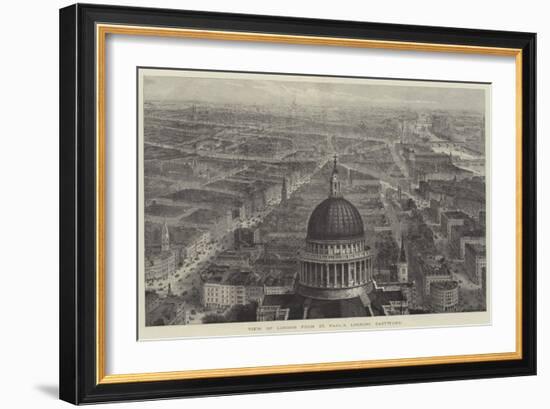 View of London from St Paul's, Looking Eastward-Thomas Sulman-Framed Giclee Print