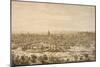 View of London from the North, a Drawing-Canaletto-Mounted Art Print