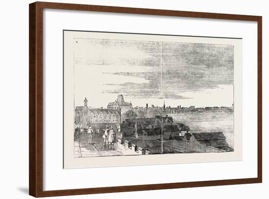 View of London from the Roof of Arundel House Uk 1646-null-Framed Giclee Print