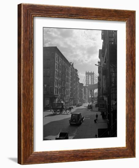 View of Lower East Side from Pitt Street-null-Framed Photographic Print