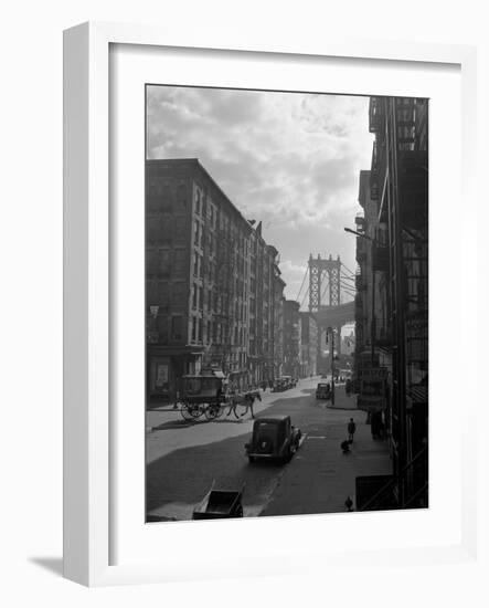 View of Lower East Side from Pitt Street-null-Framed Photographic Print