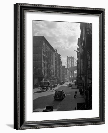 View of Lower East Side from Pitt Street-null-Framed Photographic Print