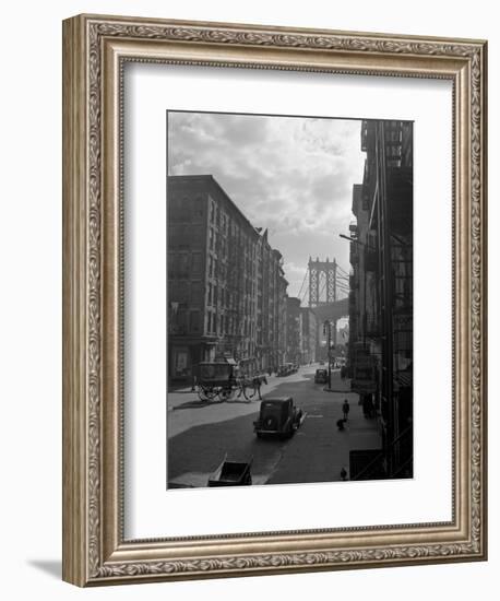 View of Lower East Side from Pitt Street-null-Framed Photographic Print