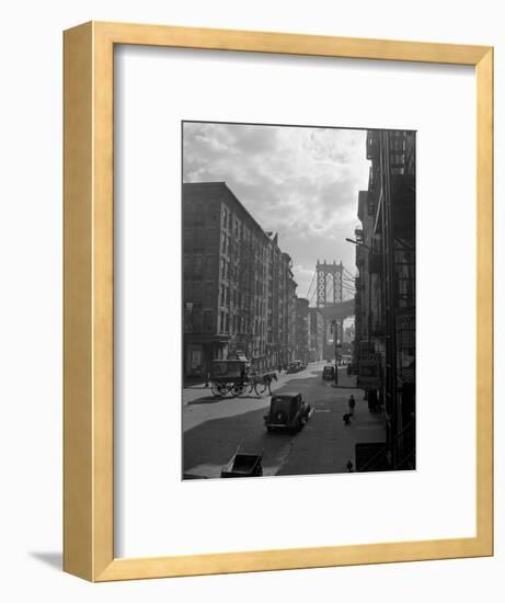 View of Lower East Side from Pitt Street-null-Framed Photographic Print