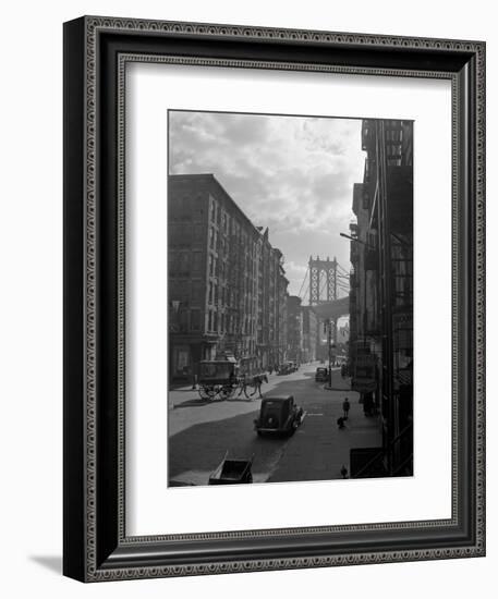 View of Lower East Side from Pitt Street-null-Framed Photographic Print