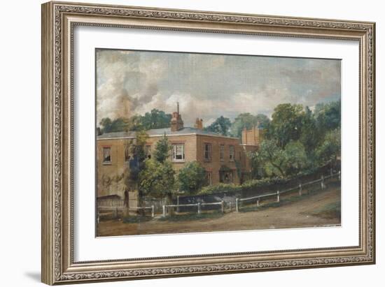 View of Lower Terrace, Hampstead, London-John Constable-Framed Giclee Print