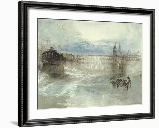 View of Lucerne, 1840-41-J. M. W. Turner-Framed Giclee Print