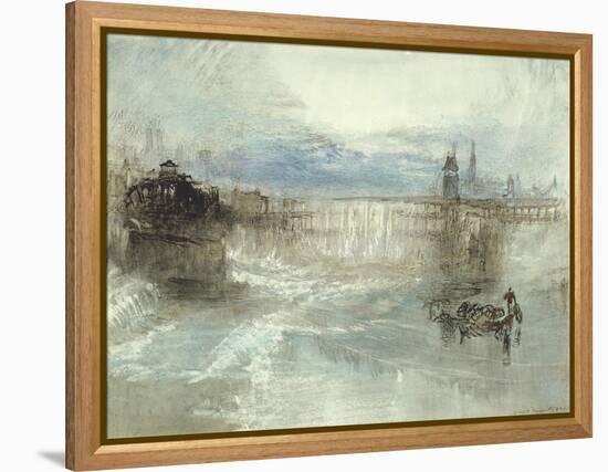 View of Lucerne, 1840-41-J. M. W. Turner-Framed Premier Image Canvas