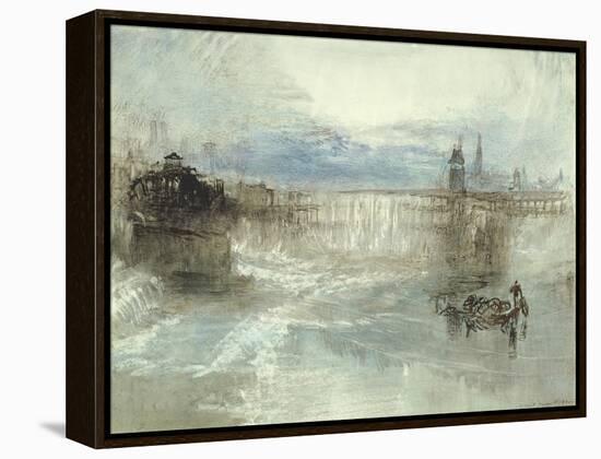 View of Lucerne, 1840-41-J. M. W. Turner-Framed Premier Image Canvas