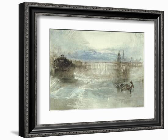 View of Lucerne, 1840-41-J. M. W. Turner-Framed Giclee Print