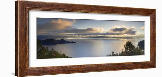 View of Lugu Lake at dawn, Yunnan, China, Asia-Ian Trower-Framed Photographic Print