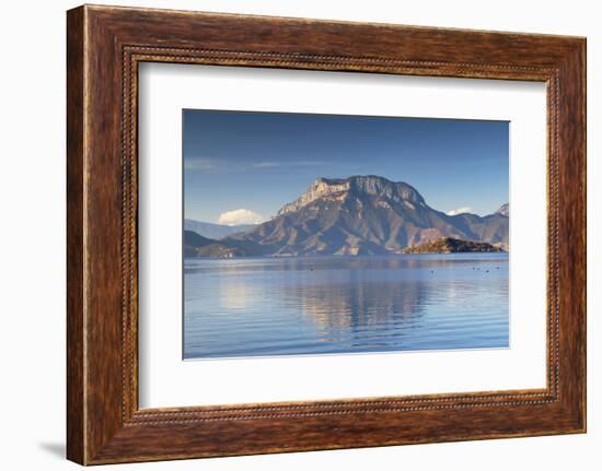 View of Lugu Lake, Yunnan, China, Asia-Ian Trower-Framed Photographic Print