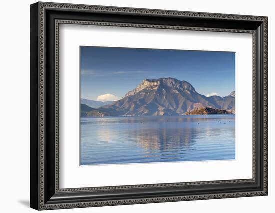 View of Lugu Lake, Yunnan, China, Asia-Ian Trower-Framed Photographic Print