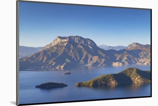 View of Lugu Lake, Yunnan, China, Asia-Ian Trower-Mounted Photographic Print