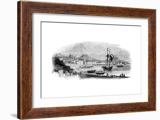 View of Macao, 1847-Giles-Framed Giclee Print