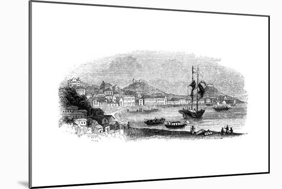 View of Macao, 1847-Giles-Mounted Giclee Print